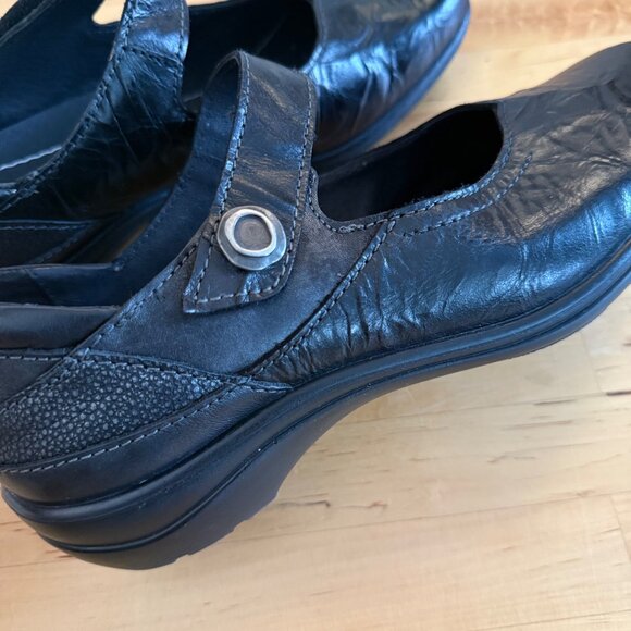 SIZE 10 41 Romika Cassie 50 Womens Black Leather Mary Jane Shoes - Picture 5 of 11